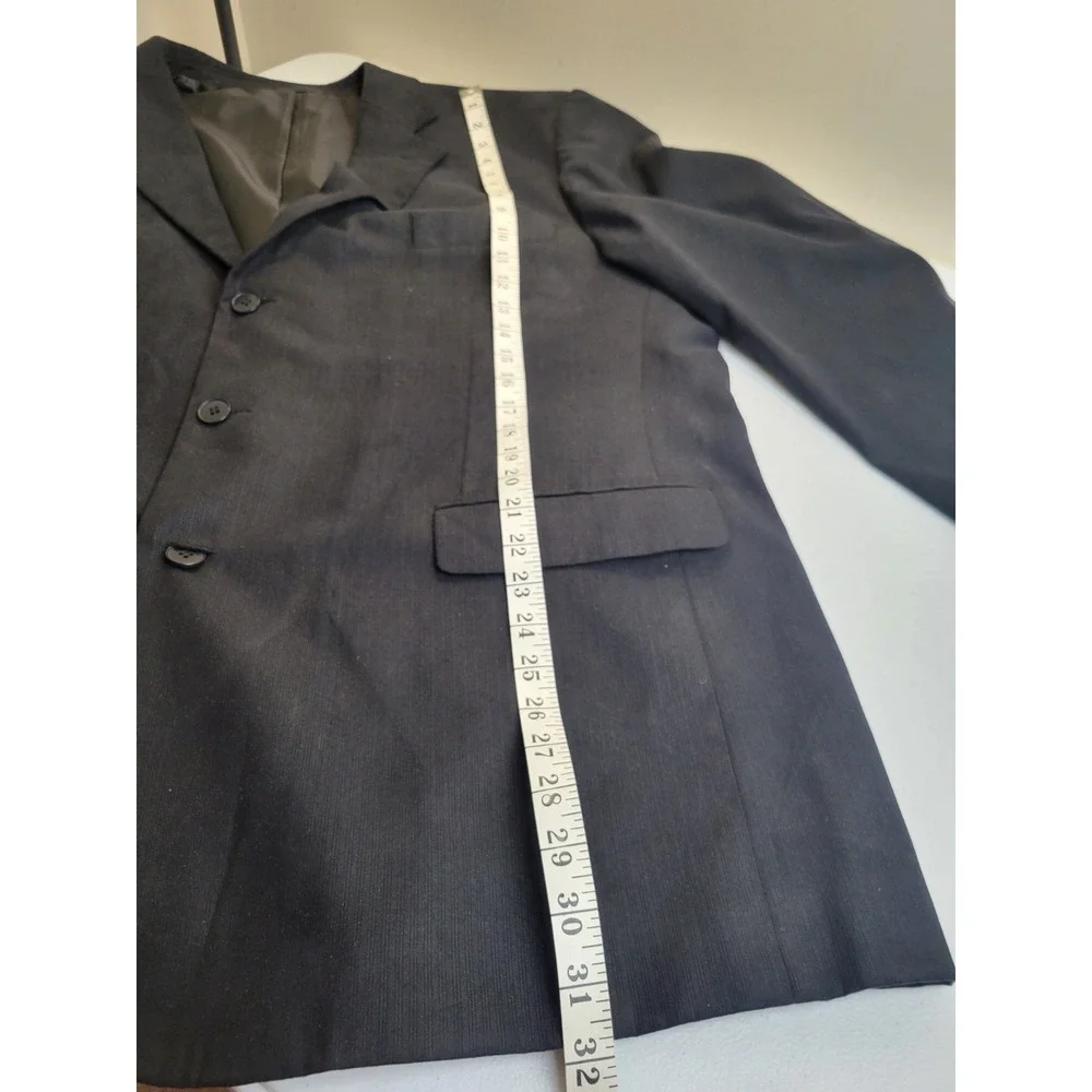 Fumagalli Blazer Sport Coat Classic Professional Business Formal‎ Black Mens 52